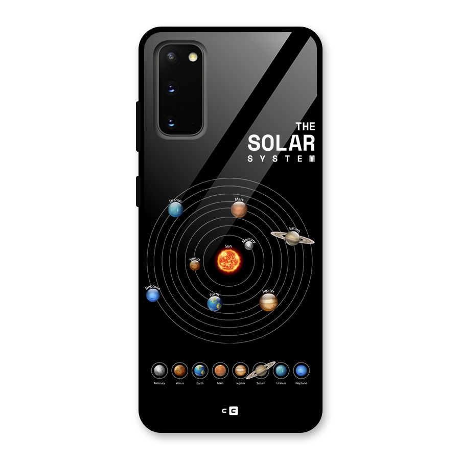 The Solar System Glass Back Case for Galaxy S20