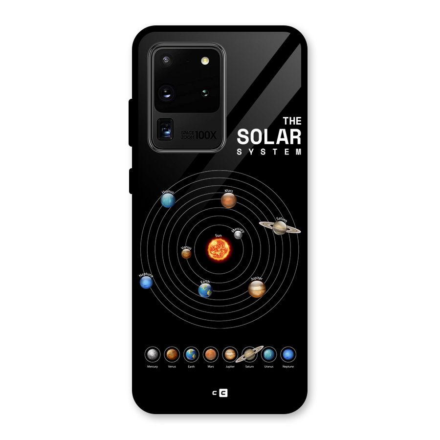 The Solar System Glass Back Case for Galaxy S20 Ultra
