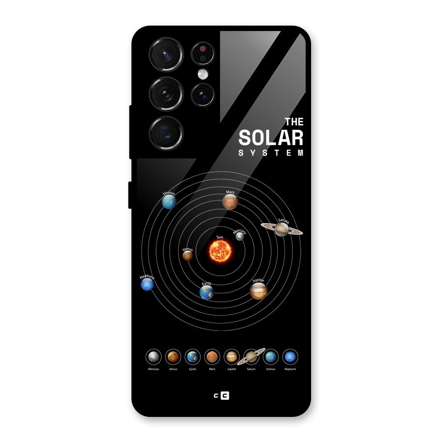 The Solar System Glass Back Case for Galaxy S21 Ultra 5G