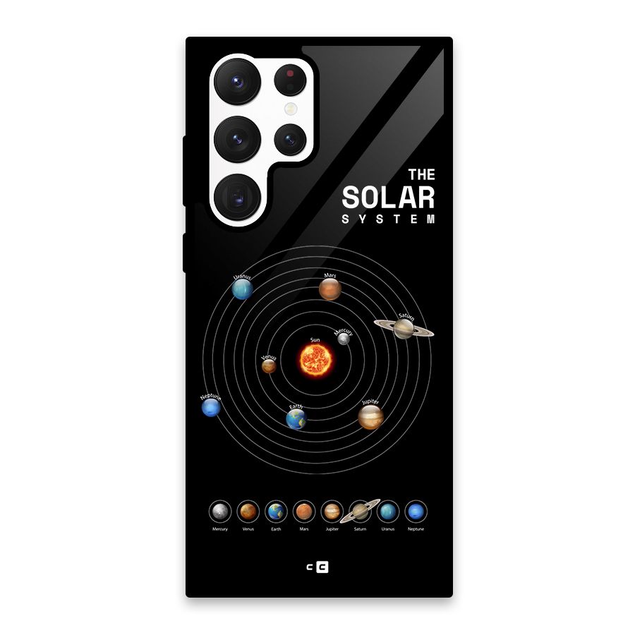 The Solar System Glass Back Case for Galaxy S22 Ultra 5G