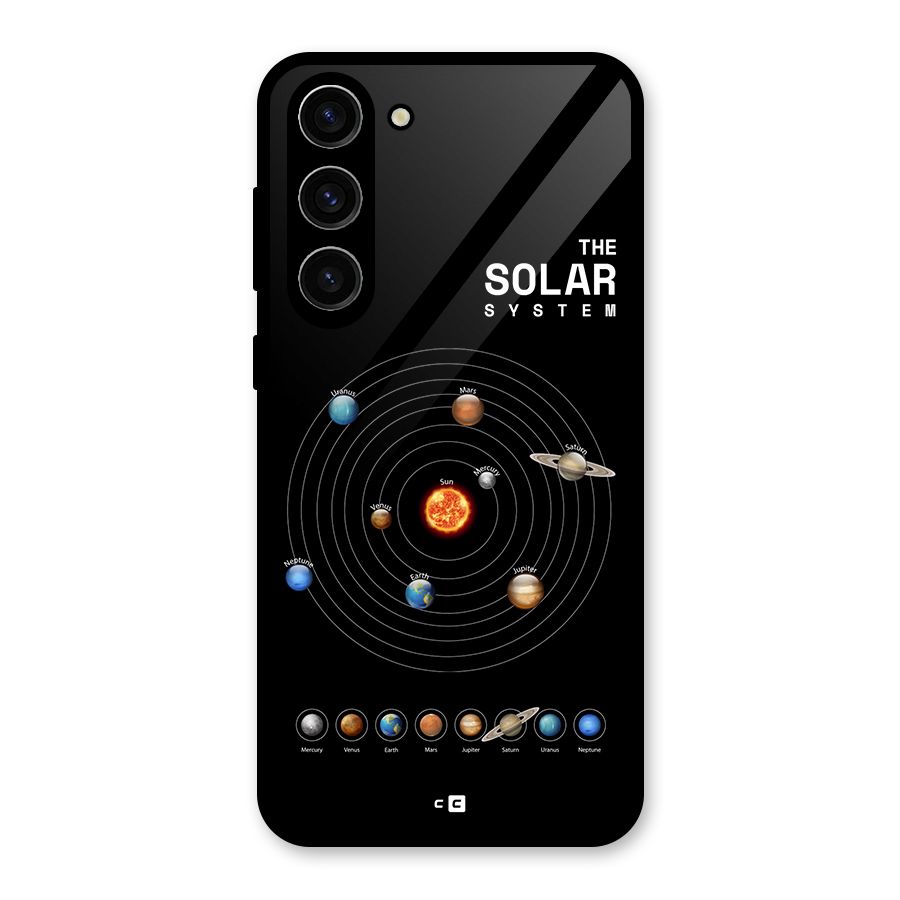 The Solar System Glass Back Case for Galaxy S23 Plus