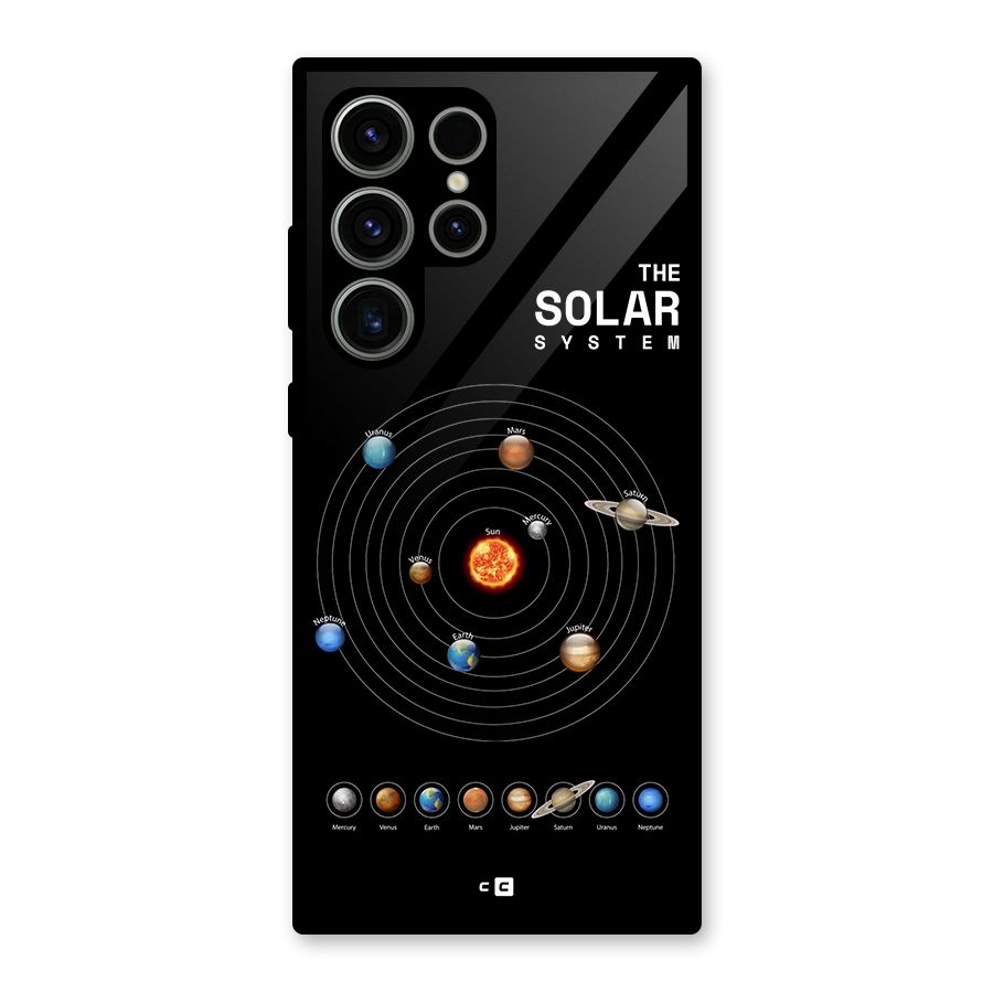 The Solar System Glass Back Case for Galaxy S23 Ultra