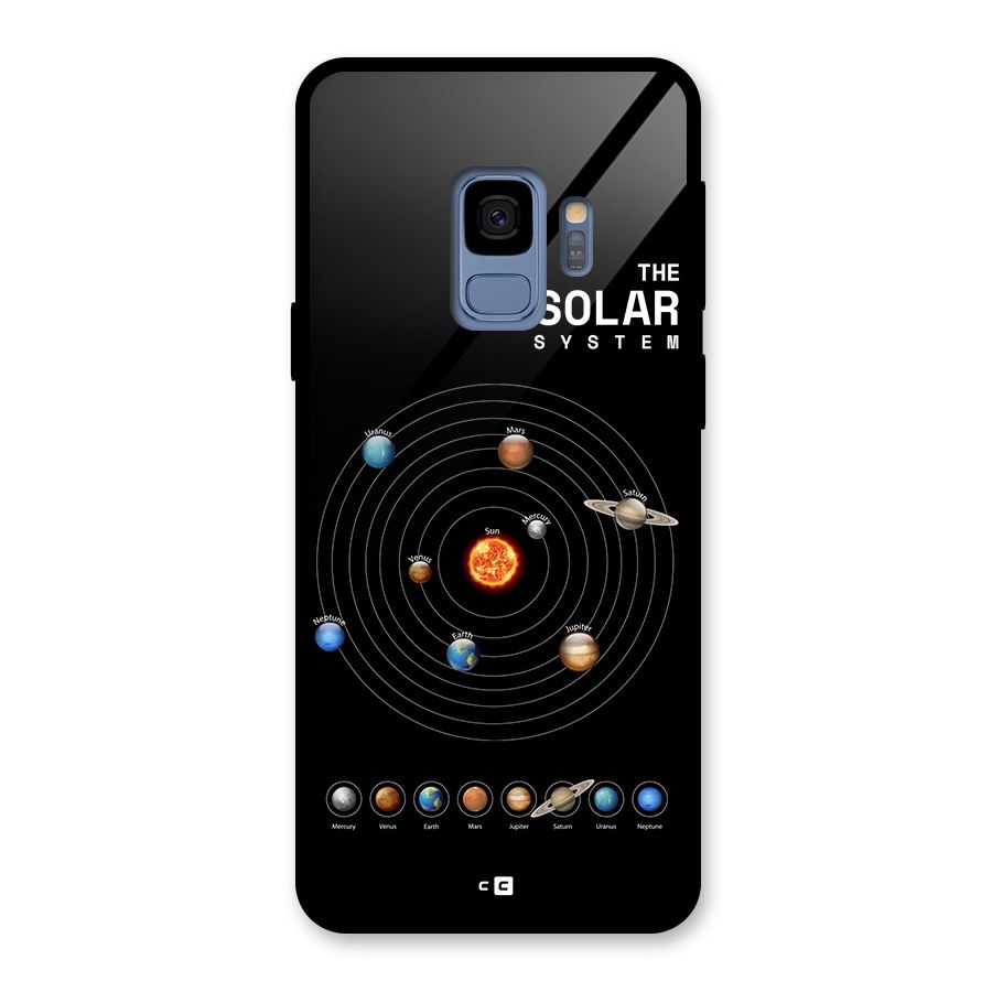 The Solar System Glass Back Case for Galaxy S9