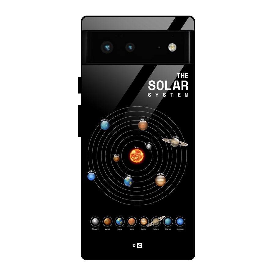 The Solar System Glass Back Case for Google Pixel 6