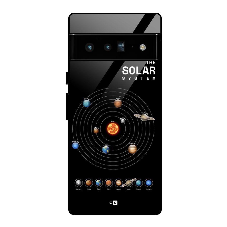 The Solar System Glass Back Case for Google Pixel 6 Pro