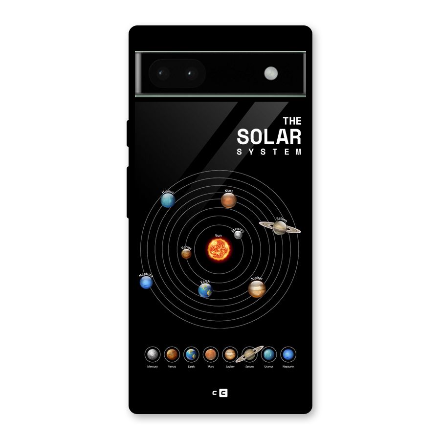 The Solar System Glass Back Case for Google Pixel 6a
