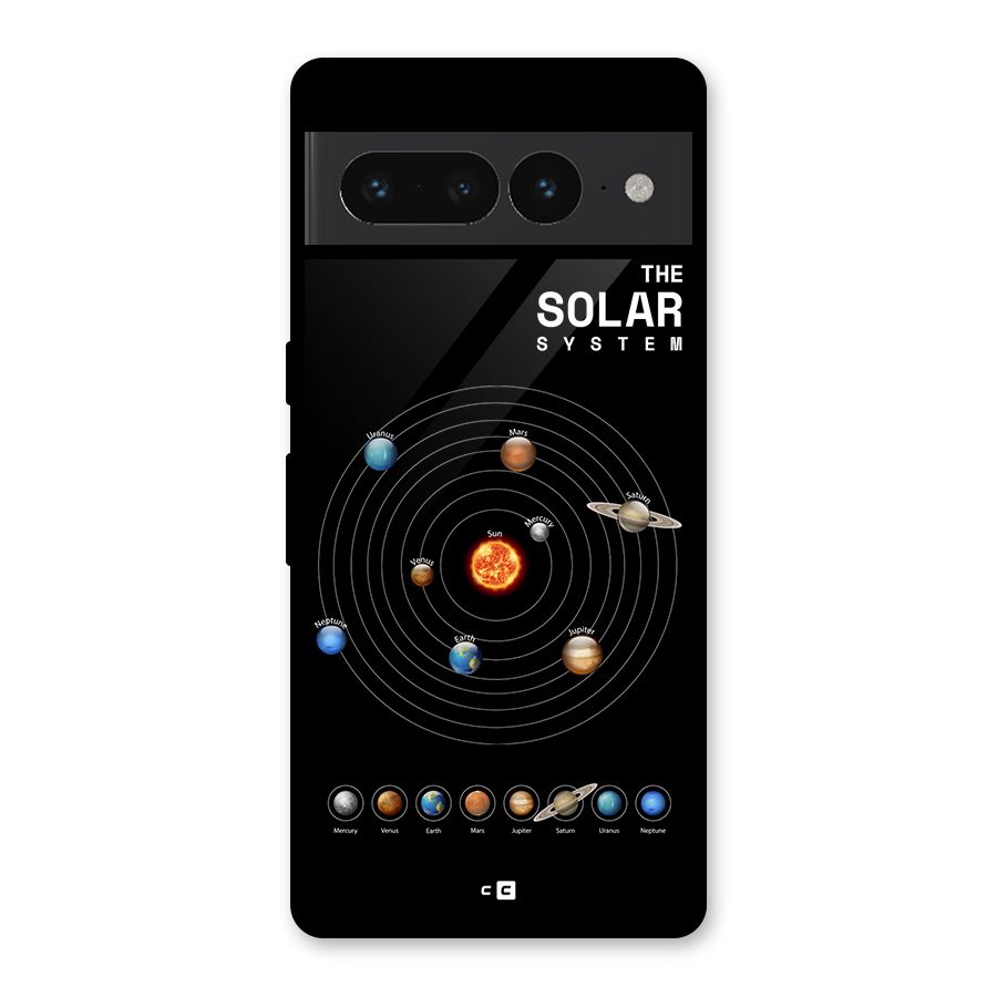The Solar System Glass Back Case for Google Pixel 7 Pro