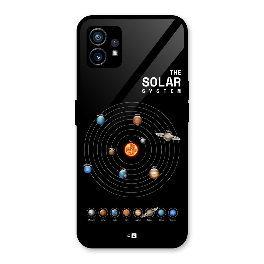 The Solar System Glass Back Case for Nothing Phone 1