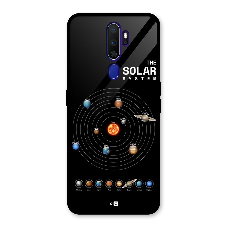 The Solar System Glass Back Case for Oppo A9 (2020)