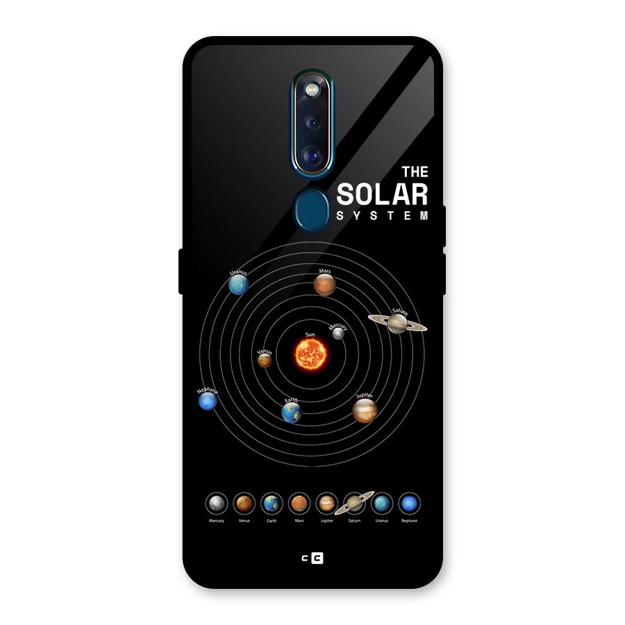 The Solar System Glass Back Case for Oppo F11 Pro