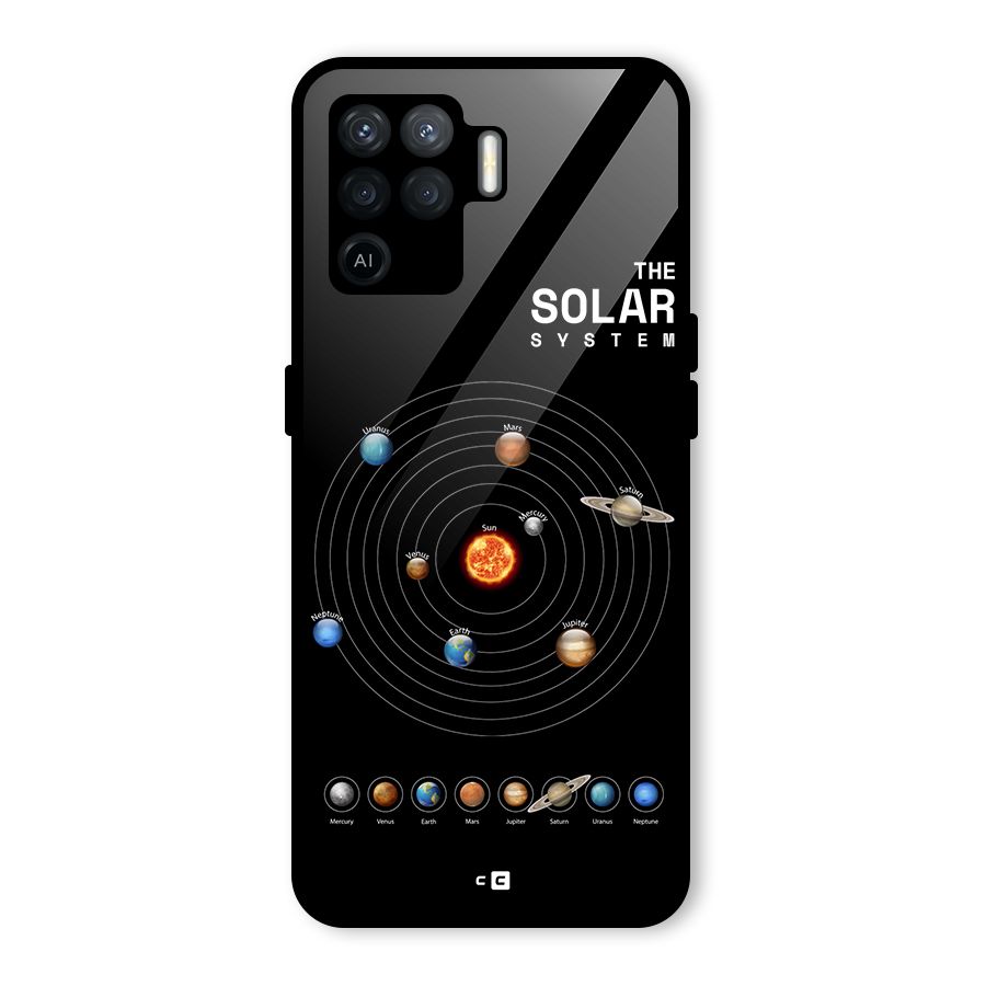 The Solar System Glass Back Case for Oppo F19 Pro