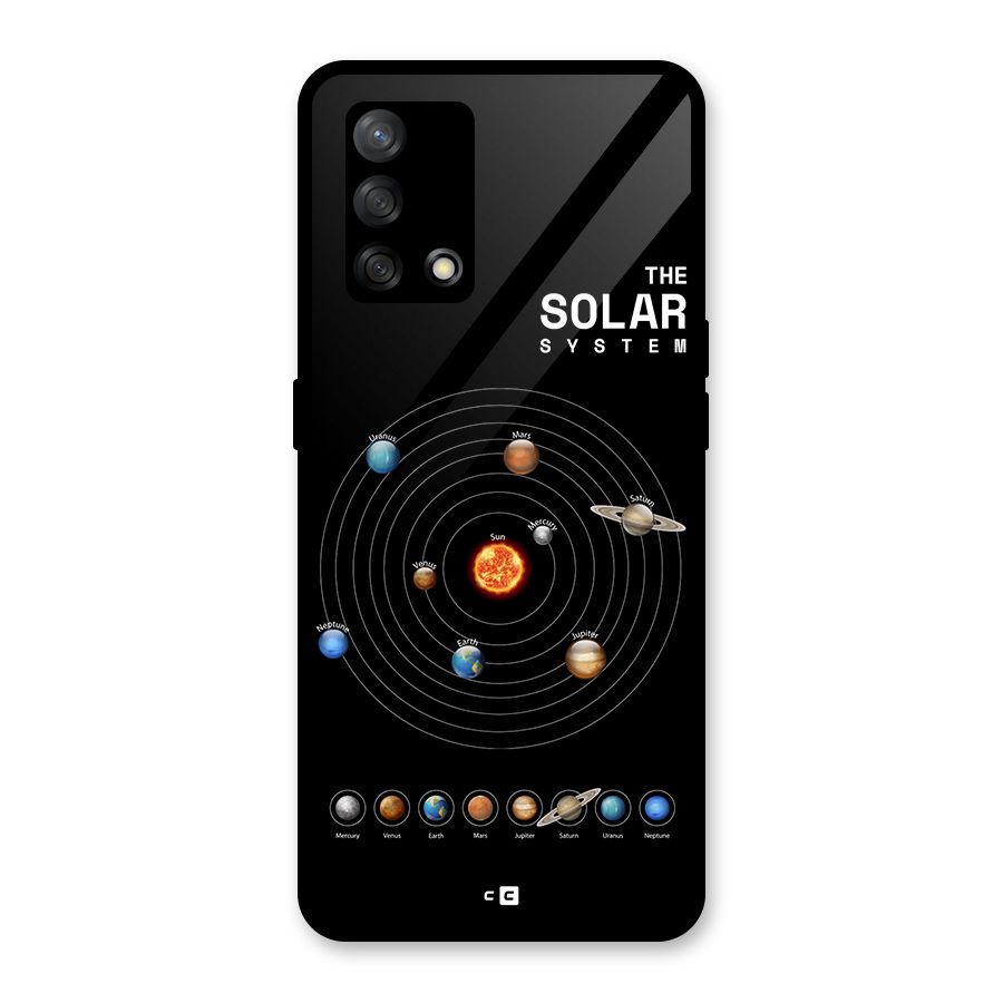 The Solar System Glass Back Case for Oppo F19s