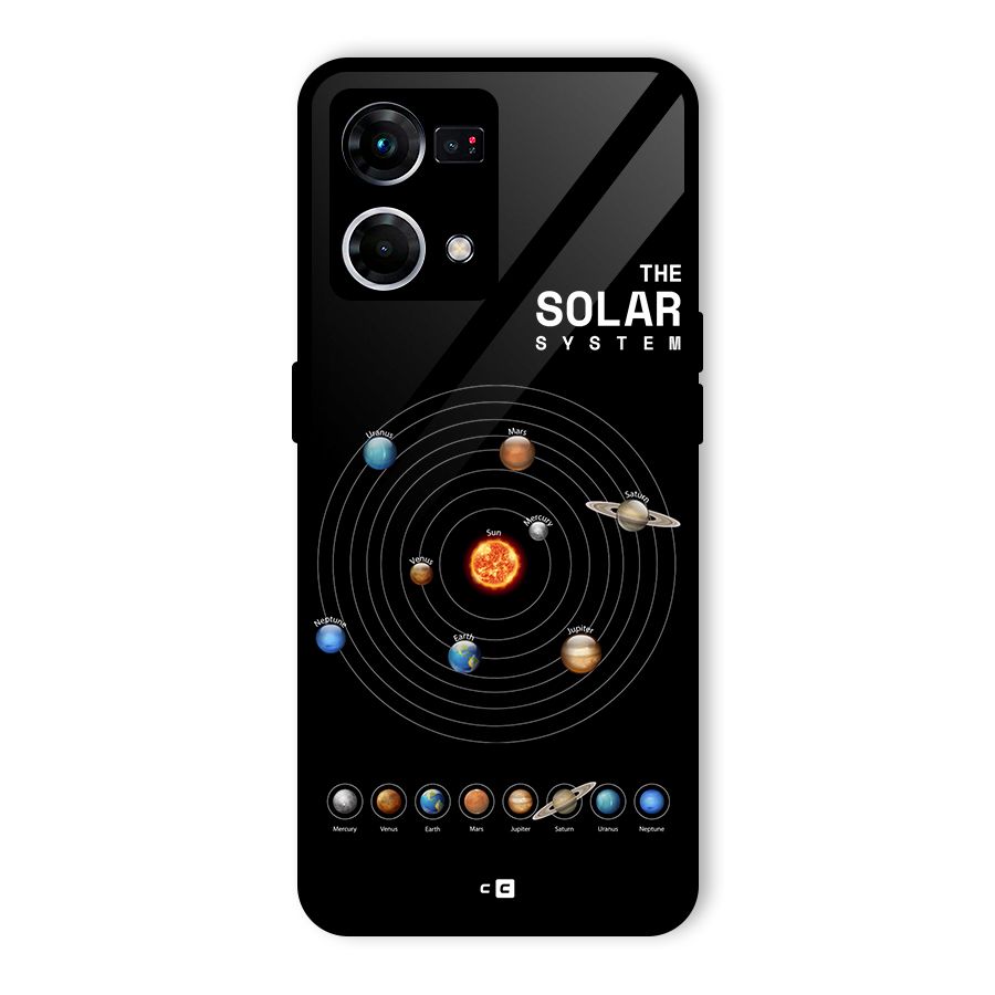 The Solar System Glass Back Case for Oppo F21 Pro 5G