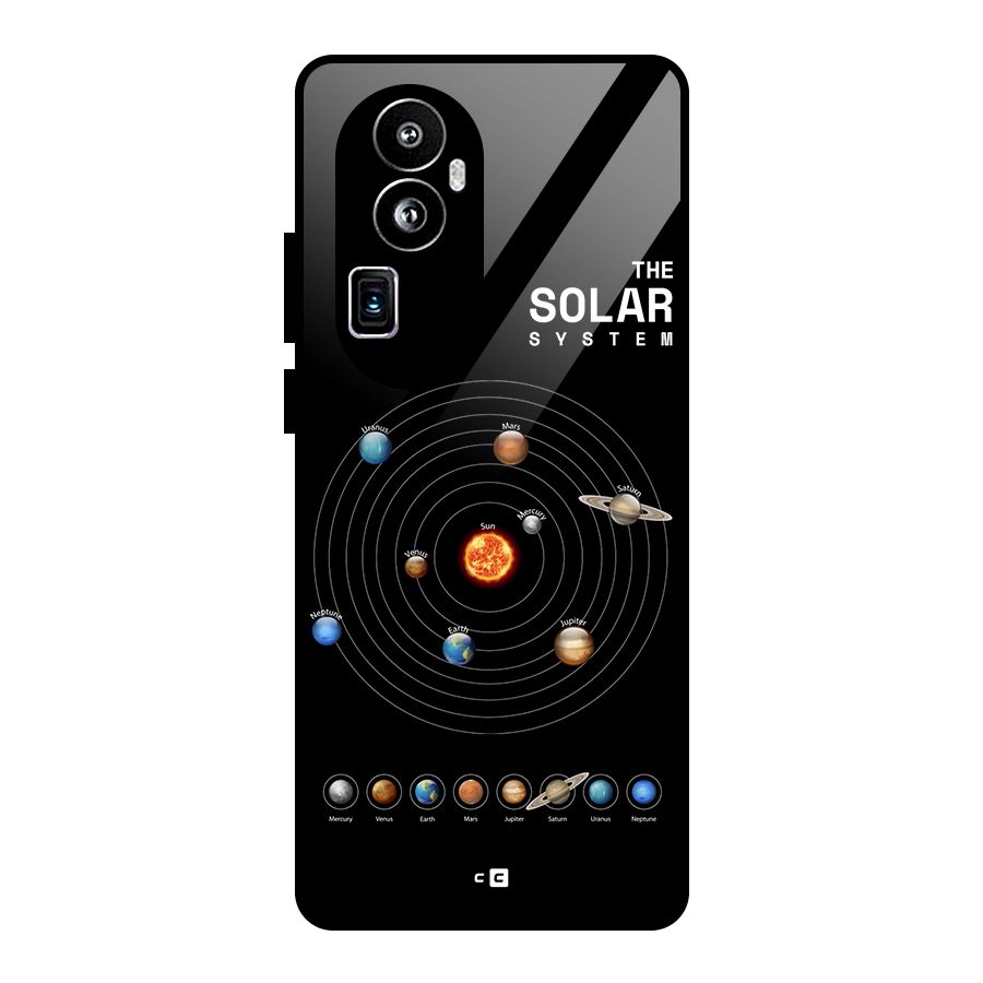 The Solar System Glass Back Case for Oppo Reno10 Pro Plus