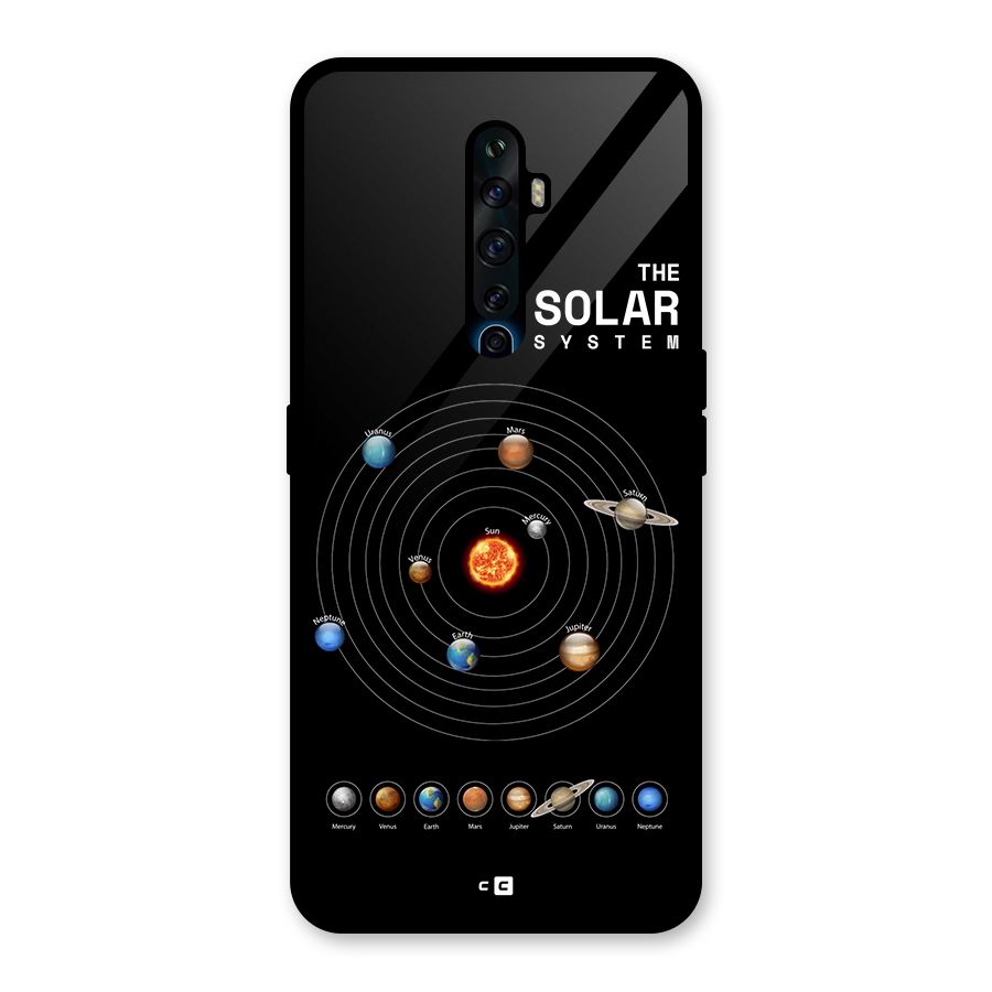The Solar System Glass Back Case for Oppo Reno2 Z