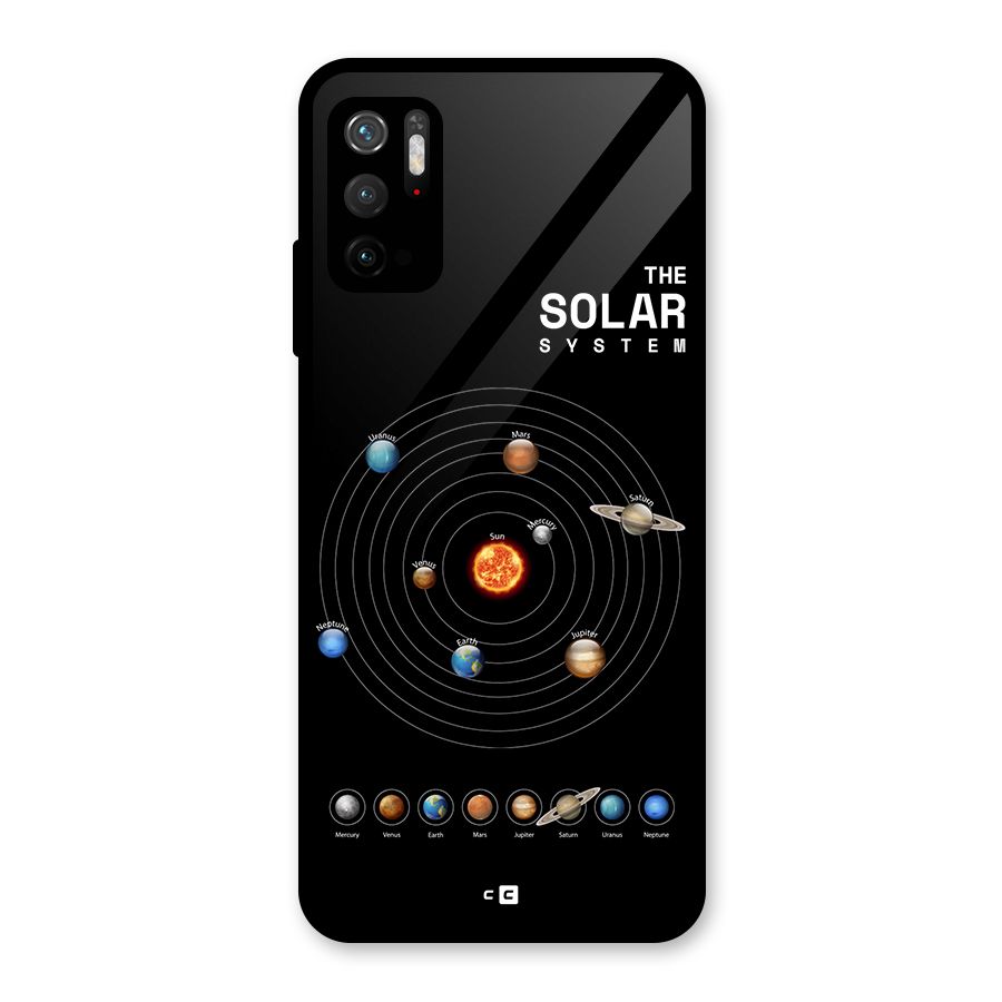 The Solar System Glass Back Case for Poco M3 Pro 5G