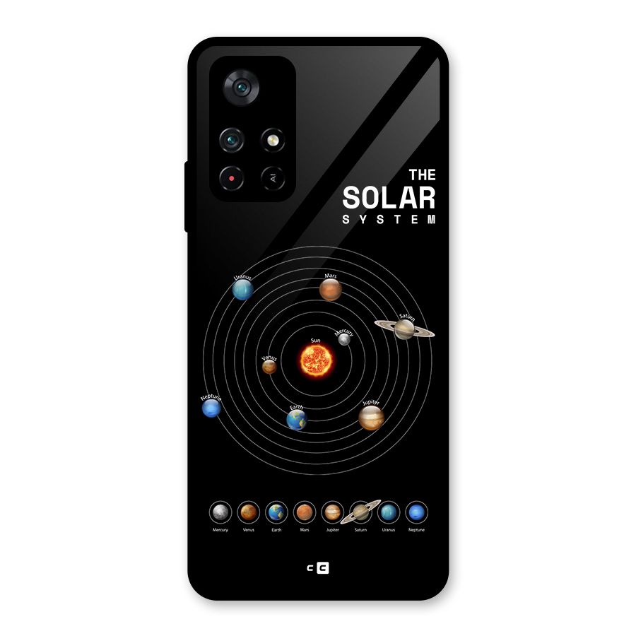 The Solar System Glass Back Case for Poco M4 Pro 5G