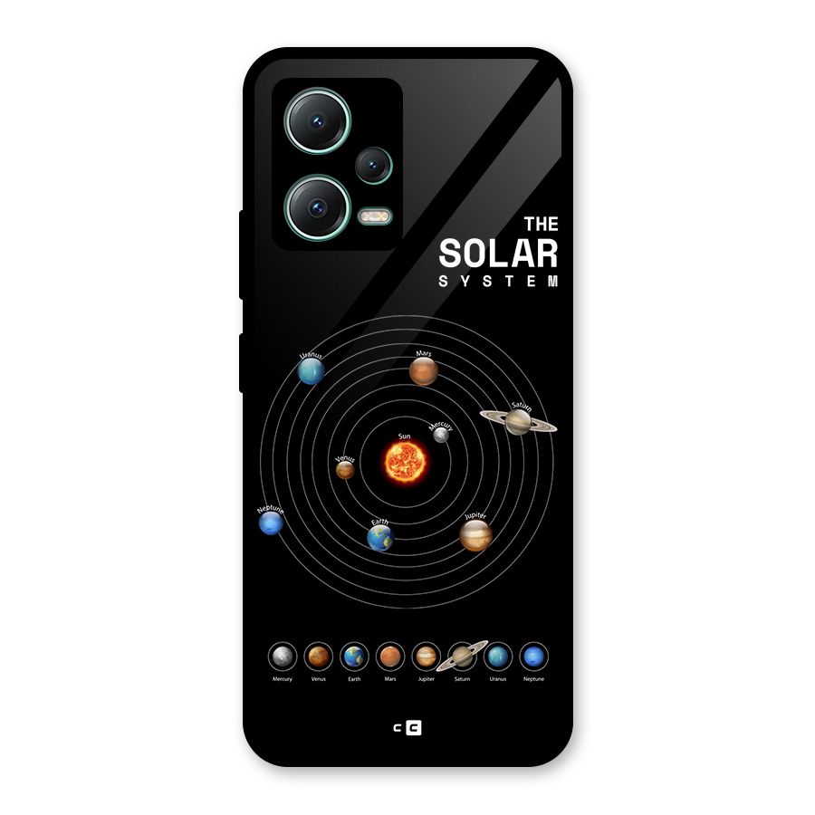 The Solar System Glass Back Case for Poco X5