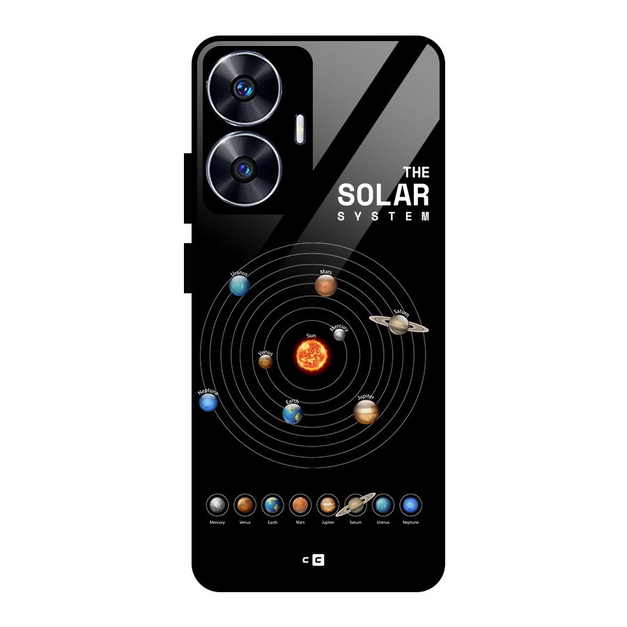 The Solar System Glass Back Case for Realme Narzo N55