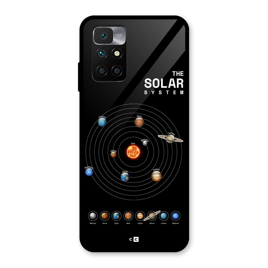 The Solar System Glass Back Case for Redmi 10 Prime