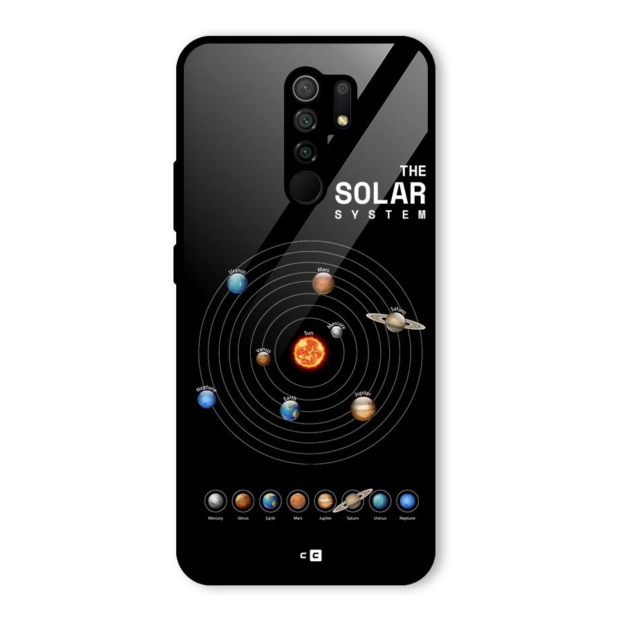 The Solar System Glass Back Case for Redmi 9 Prime