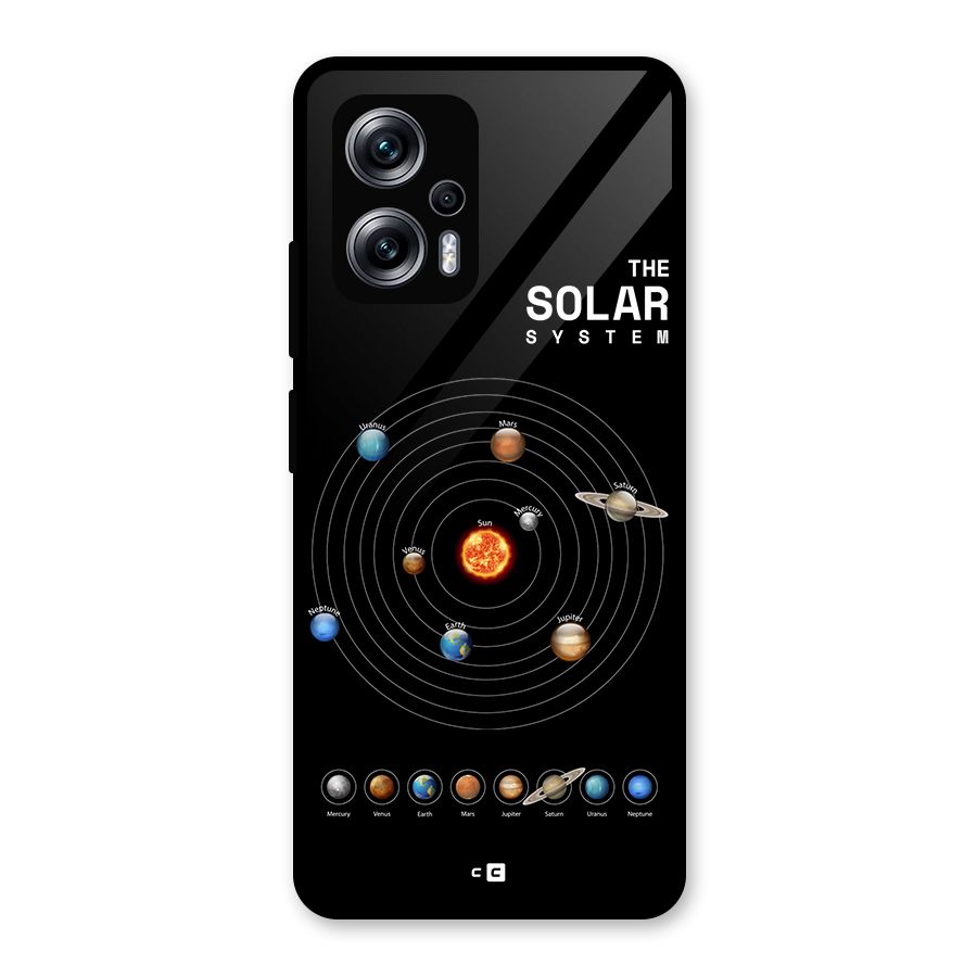 The Solar System Glass Back Case for Redmi K50i