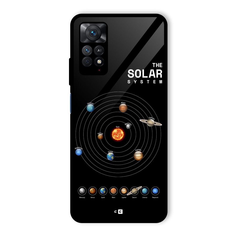 The Solar System Glass Back Case for Redmi Note 11 Pro