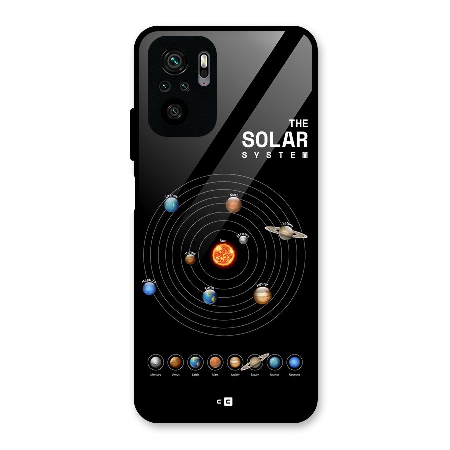 The Solar System Glass Back Case for Redmi Note 11 SE