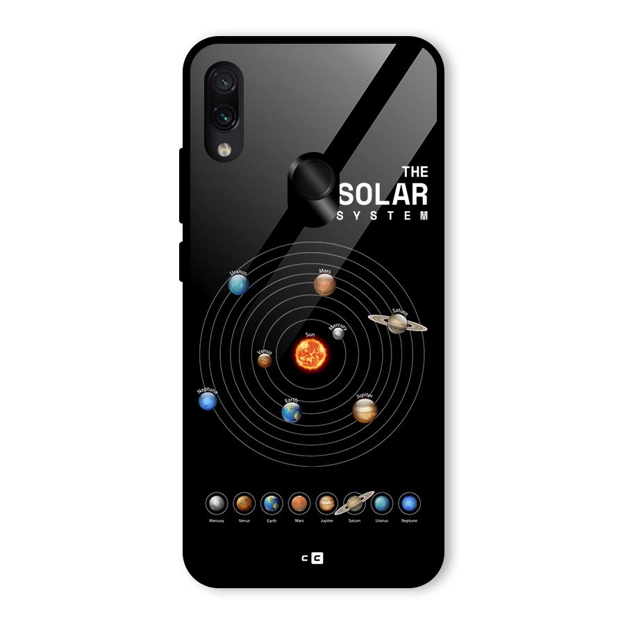 The Solar System Glass Back Case for Redmi Note 7 Pro