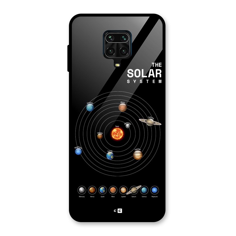 The Solar System Glass Back Case for Redmi Note 9 Pro