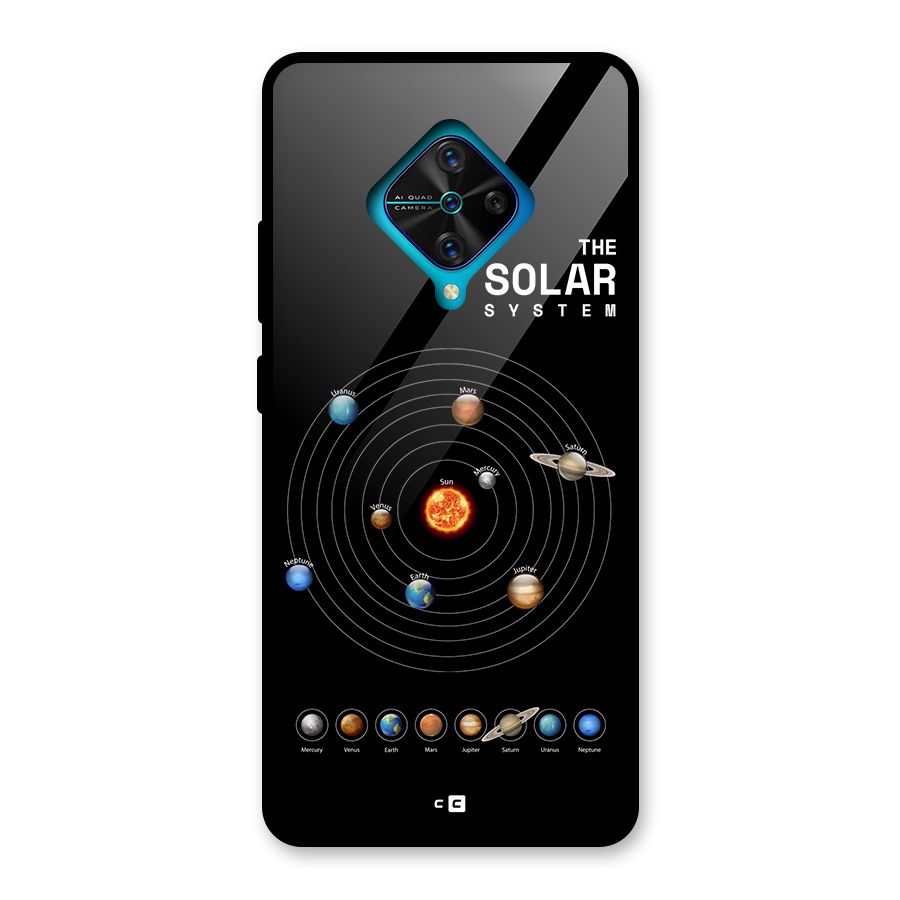 The Solar System Glass Back Case for Vivo S1 Pro
