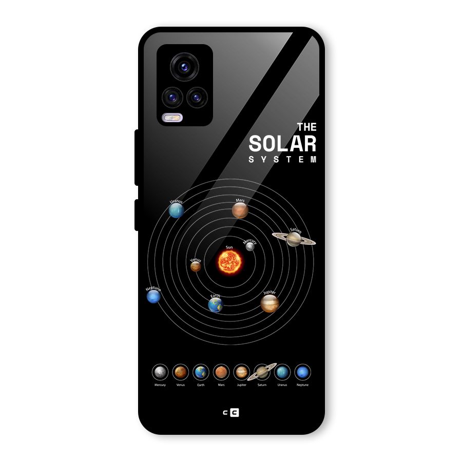 The Solar System Glass Back Case for Vivo V20 2021