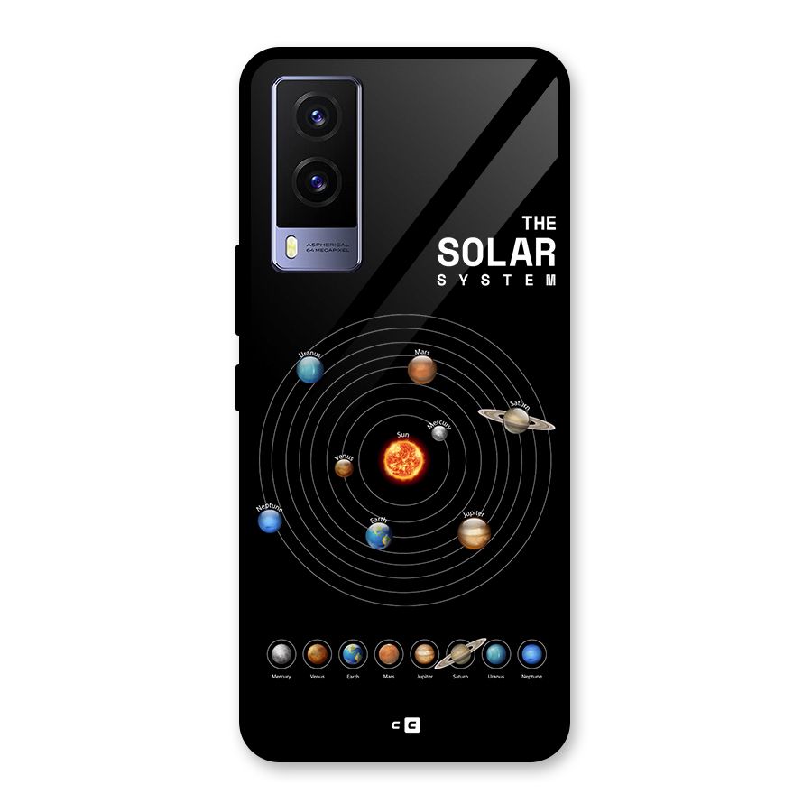 The Solar System Glass Back Case for Vivo V21e 5G