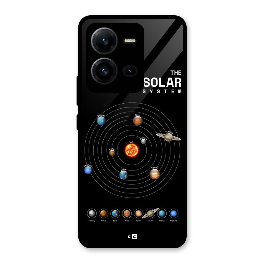 The Solar System Glass Back Case for Vivo V25