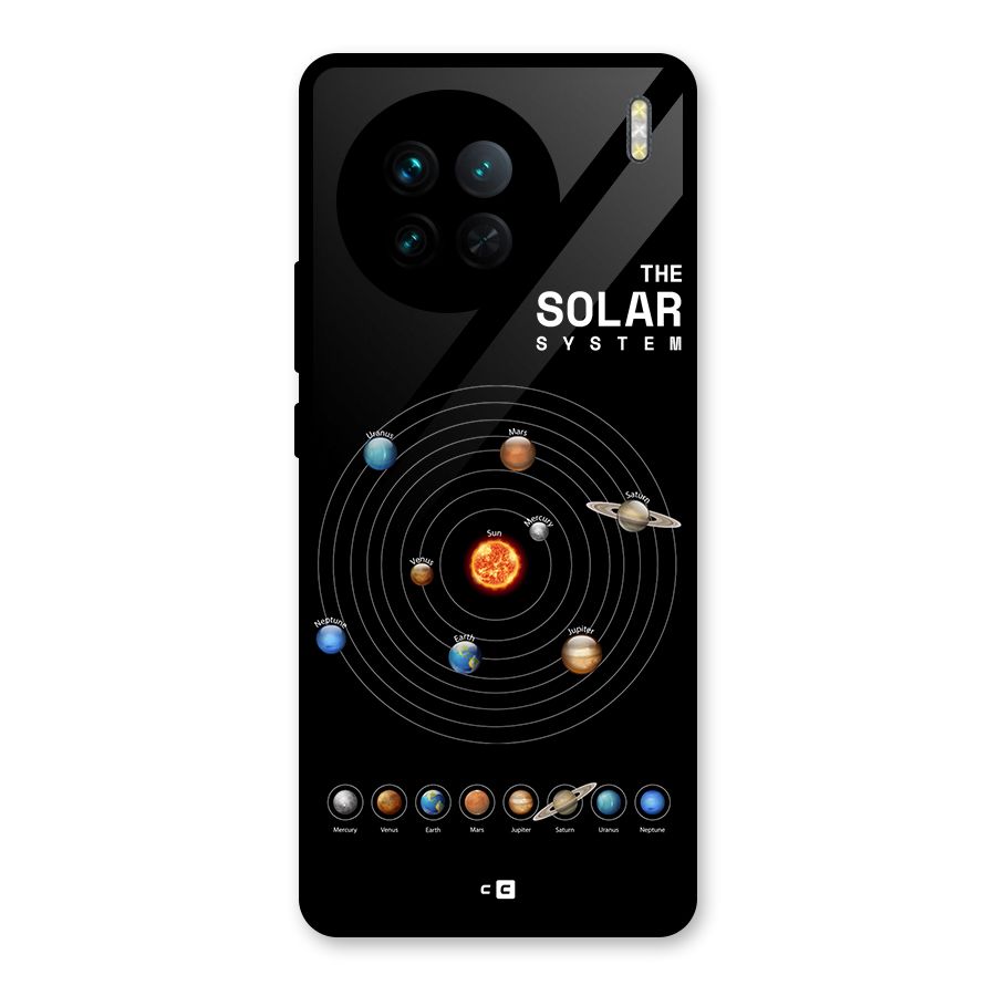 The Solar System Glass Back Case for Vivo X90