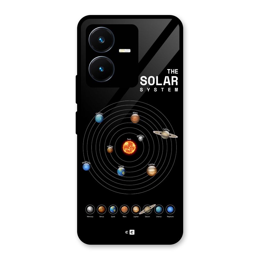 The Solar System Glass Back Case for Vivo Y22