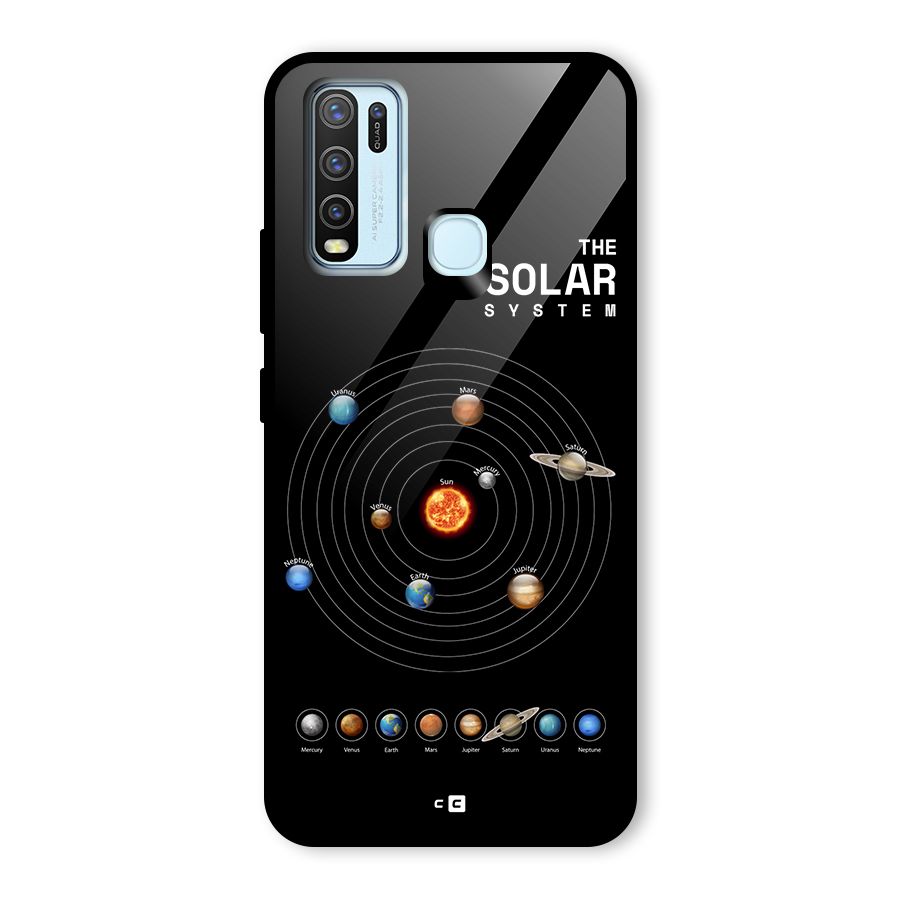 The Solar System Glass Back Case for Vivo Y30