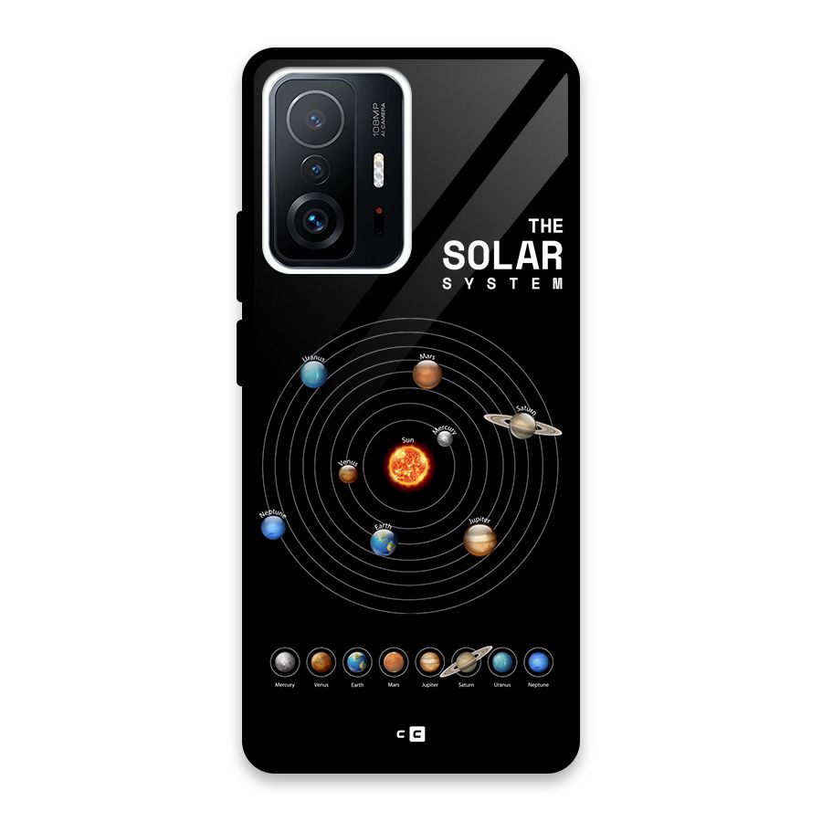 The Solar System Glass Back Case for Xiaomi 11T Pro