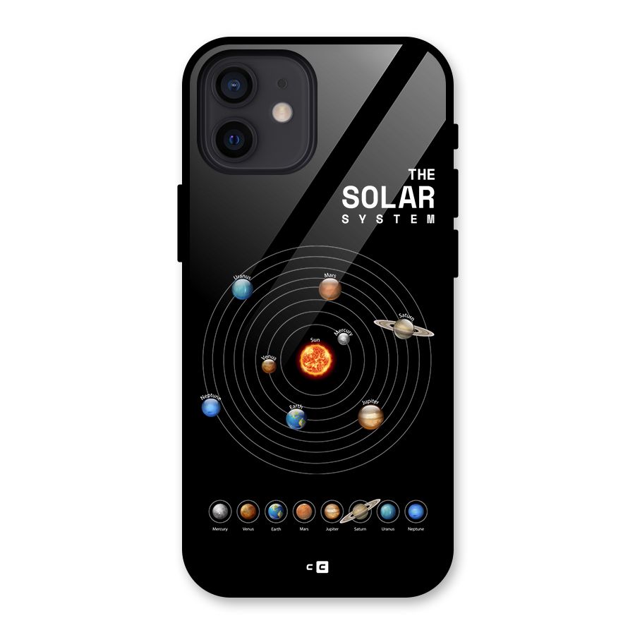 The Solar System Glass Back Case for iPhone 12