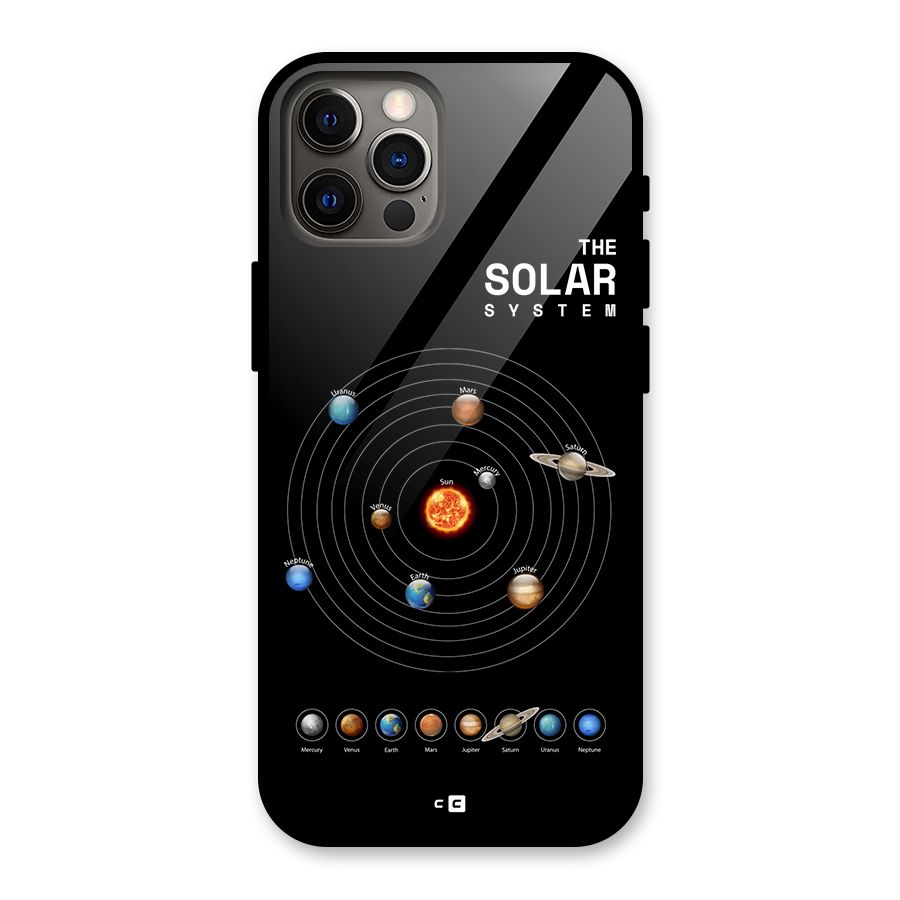 The Solar System Glass Back Case for iPhone 12 Pro
