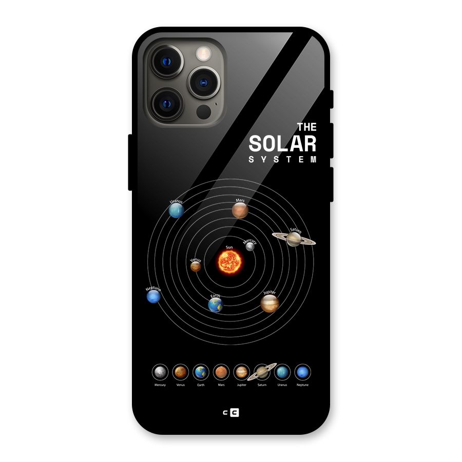 The Solar System Glass Back Case for iPhone 12 Pro Max