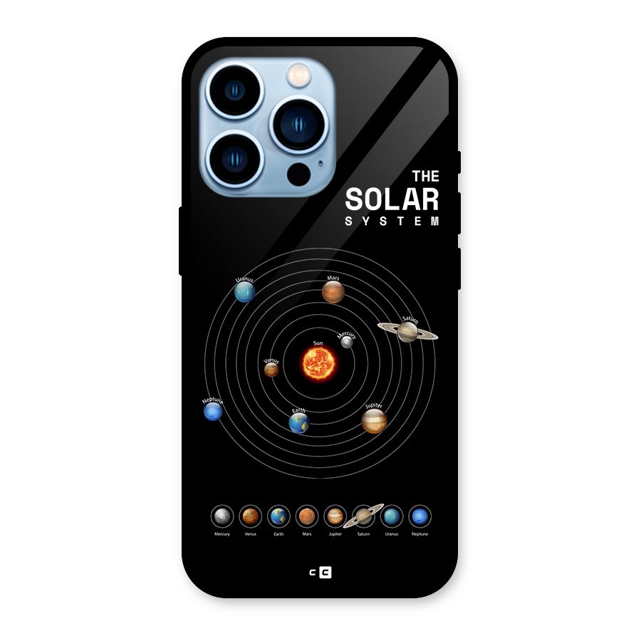 The Solar System Glass Back Case for iPhone 13 Pro