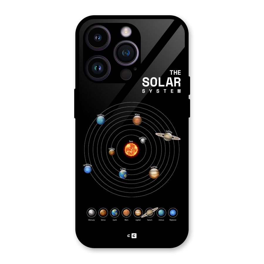 The Solar System Glass Back Case for iPhone 14 Pro