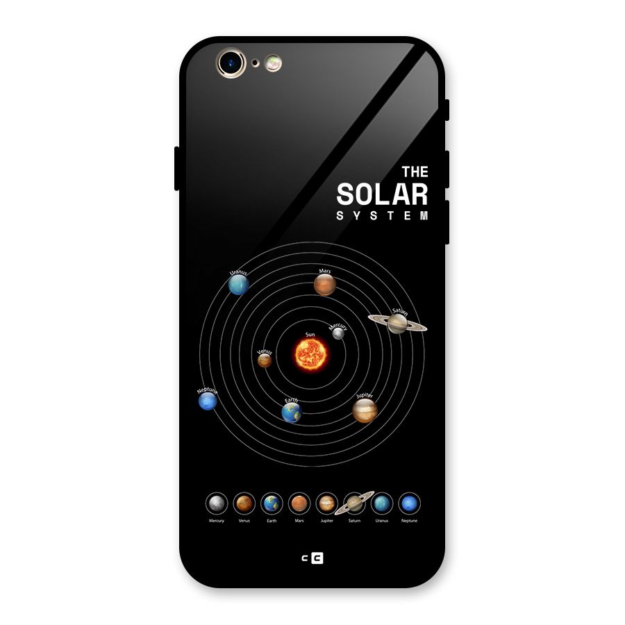 The Solar System Glass Back Case for iPhone 6 6S