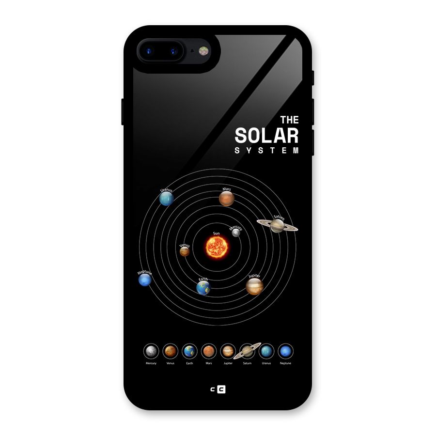 The Solar System Glass Back Case for iPhone 8 Plus