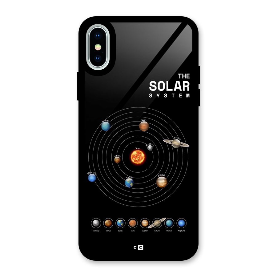 The Solar System Glass Back Case for iPhone XS