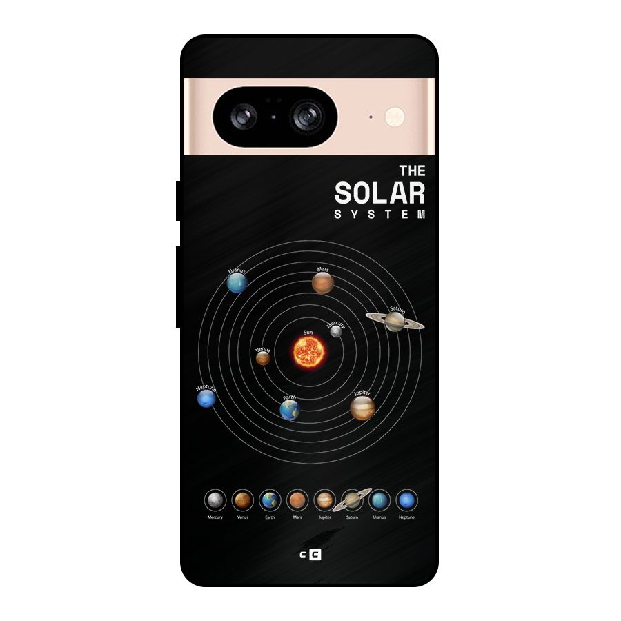 The Solar System Metal Back Case for Google Pixel 8