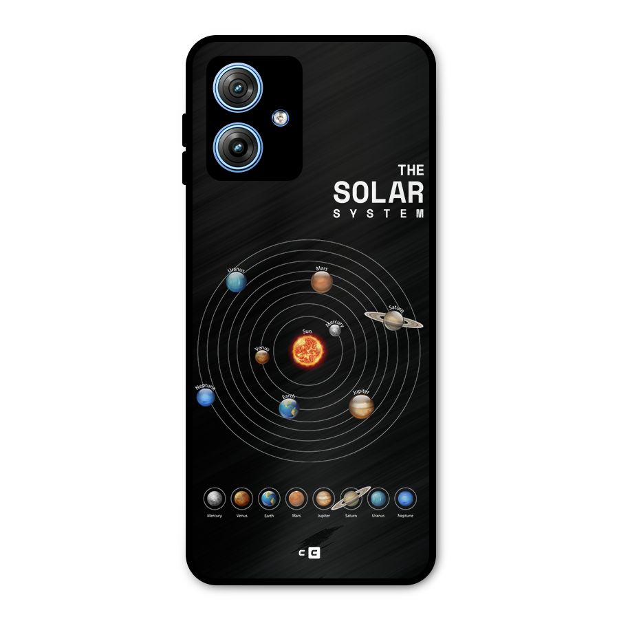 The Solar System Metal Back Case for Moto G54