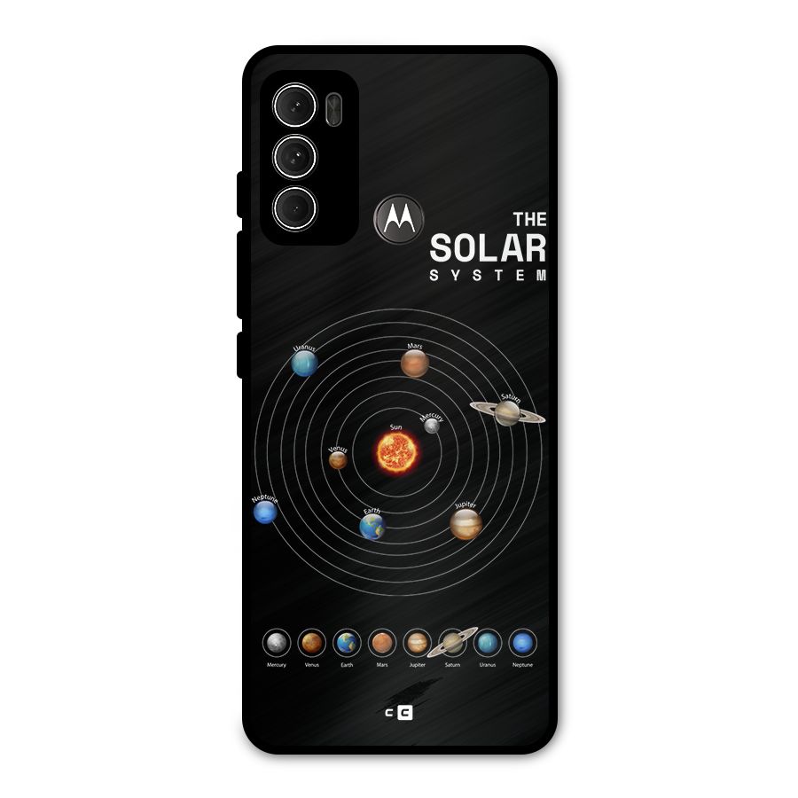 The Solar System Metal Back Case for Moto G60