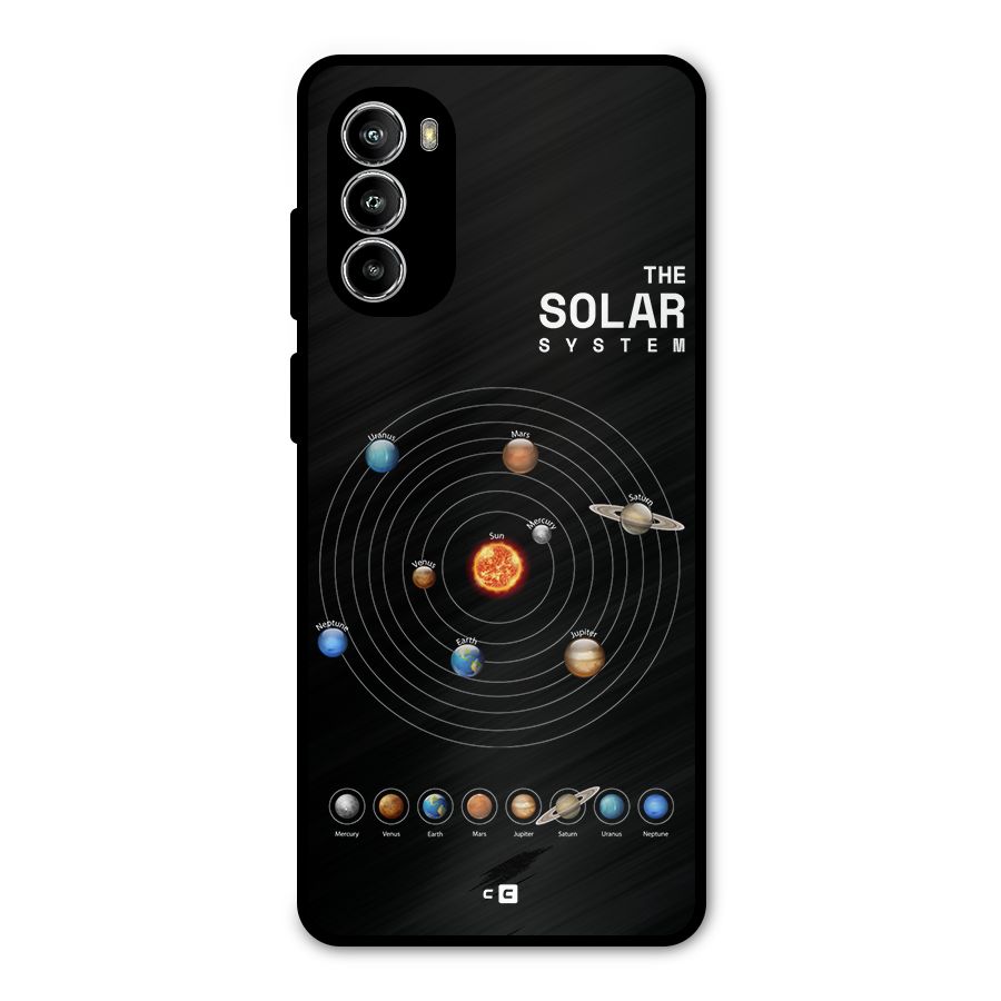 The Solar System Metal Back Case for Moto G82